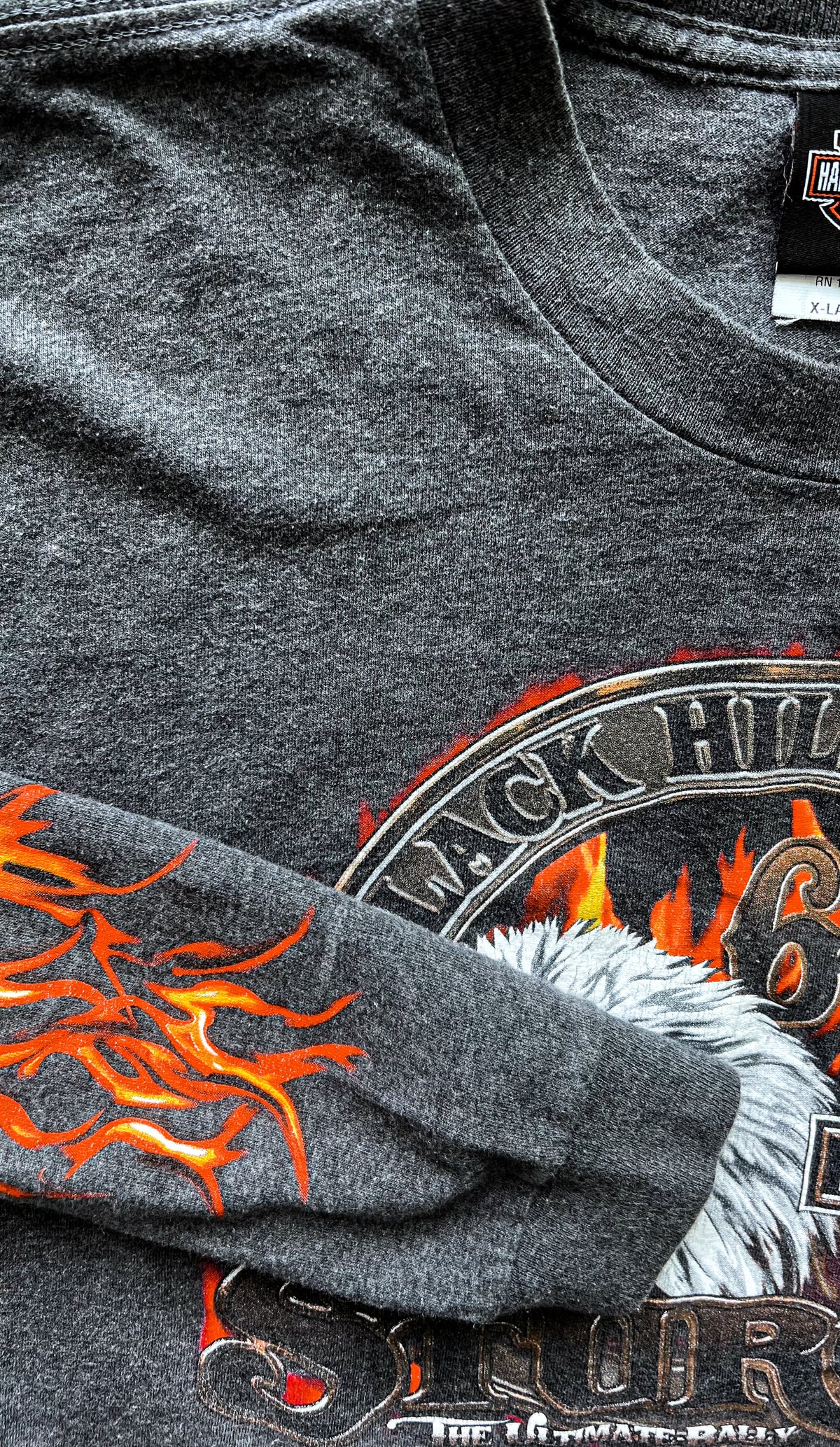 vintage graphic t shirt harley davidson worn faded relic style streetwear oasis of relics