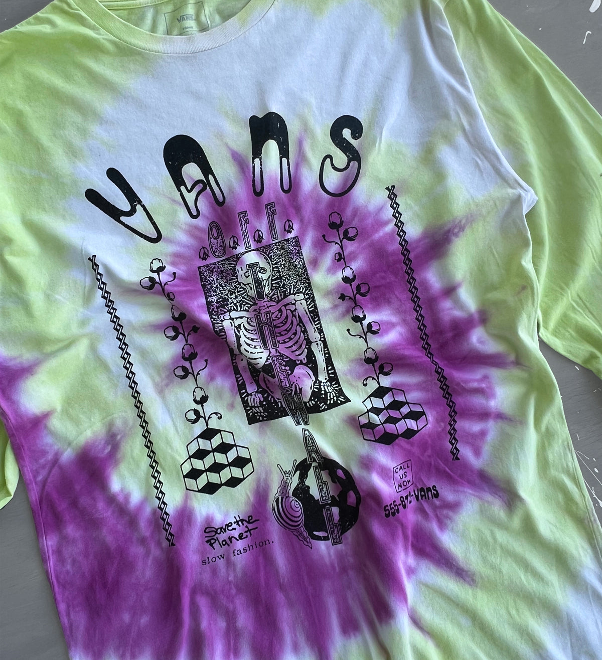 Vans Slow Fashion Skeleton Tie-Dye - L