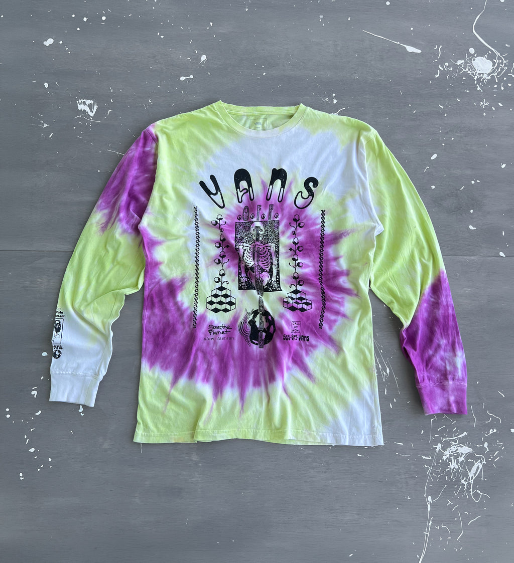 Vans Slow Fashion Skeleton Tie-Dye - L