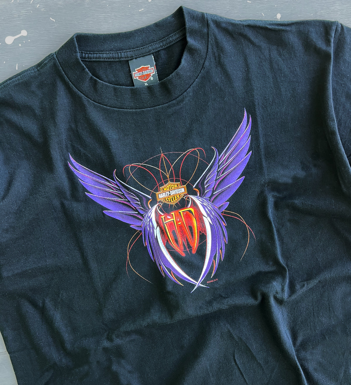 Vintage 2000 Harley-Davidson Wings — XL