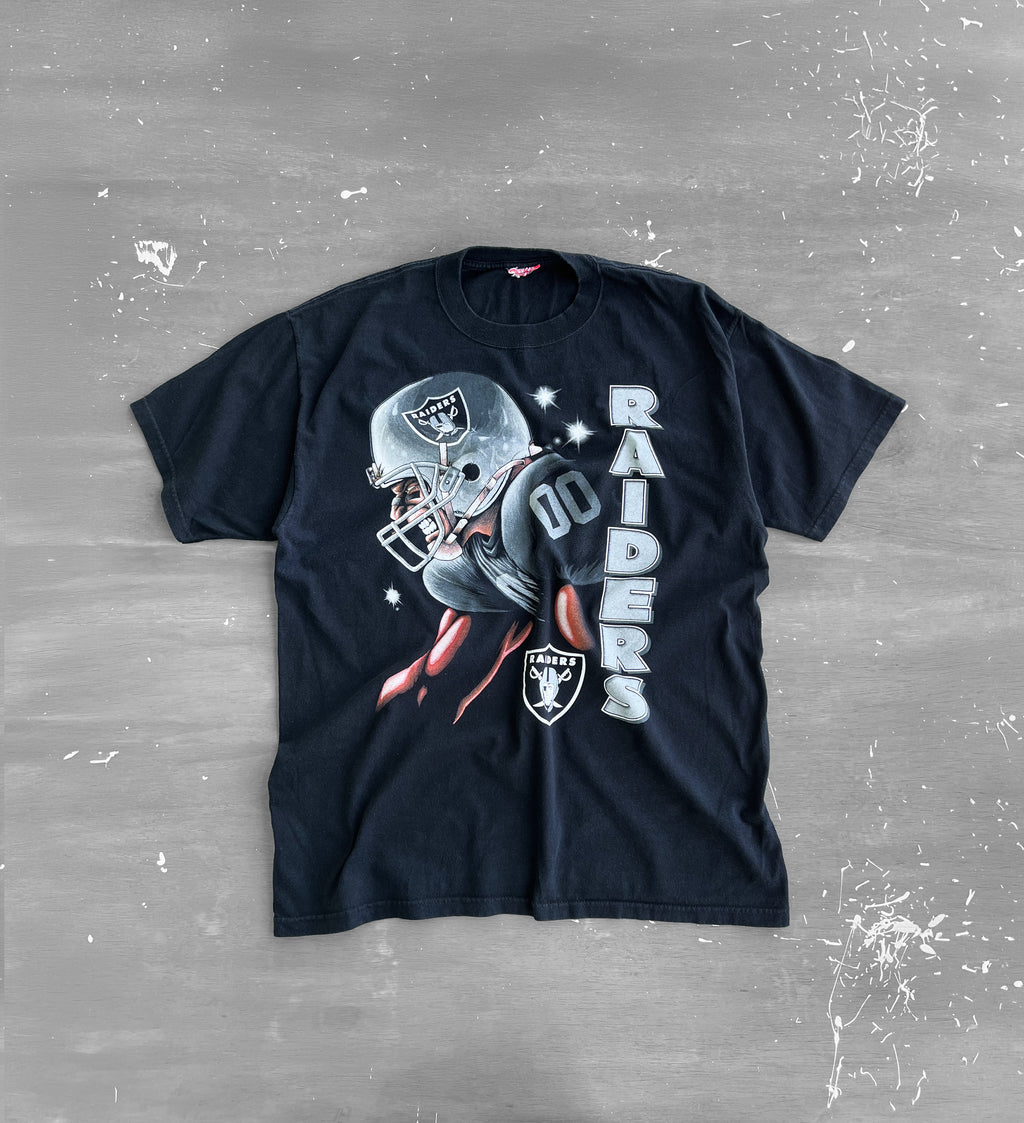 Vintage Oakland Raiders “Mean 00”- L